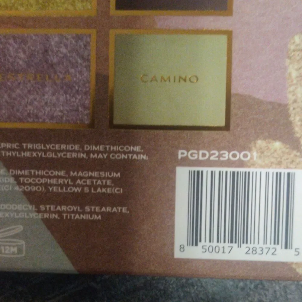 Alamar Destino Eyeshadow Palette Pressed Powder Shimmer Vegan 10 Shades